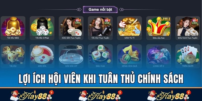 Lợi ích hội viên khi tuân thủ chính sách